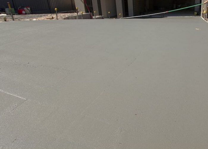 Our concrete contractors in Townsville did an awesome job with this new concrete driveway installation.